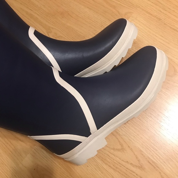 ❤️ J. Crew Tall lug-sole rainboots 9 10 ♥️ - Picture 4 of 9
